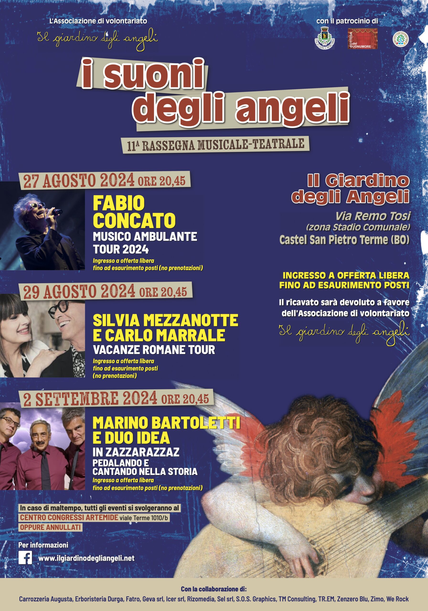 Locandina Suoni degli Angeli agosto 2024